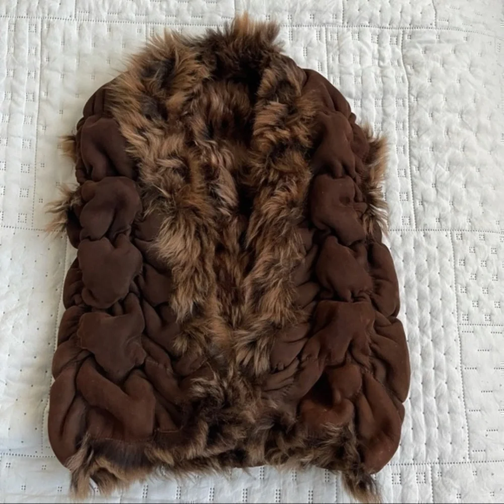 JOSEPH Womens Lambskin Vest Size 38 Eur